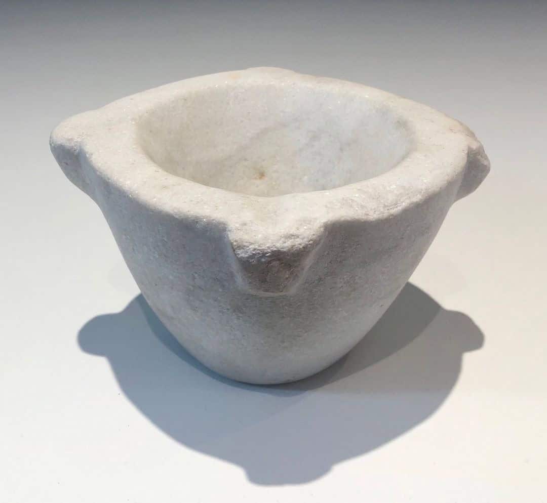French White Marble Mortar, 18th Century - Image 3