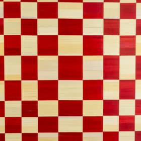 Marianne Leal “Homage to Vasarely” Straw Marquetry Panels