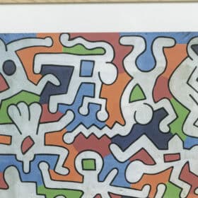 Keith Haring (American 1958-1990), Silkscreen, 1990s