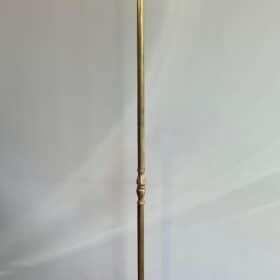 French Neoclassical Brass Floor Lamp