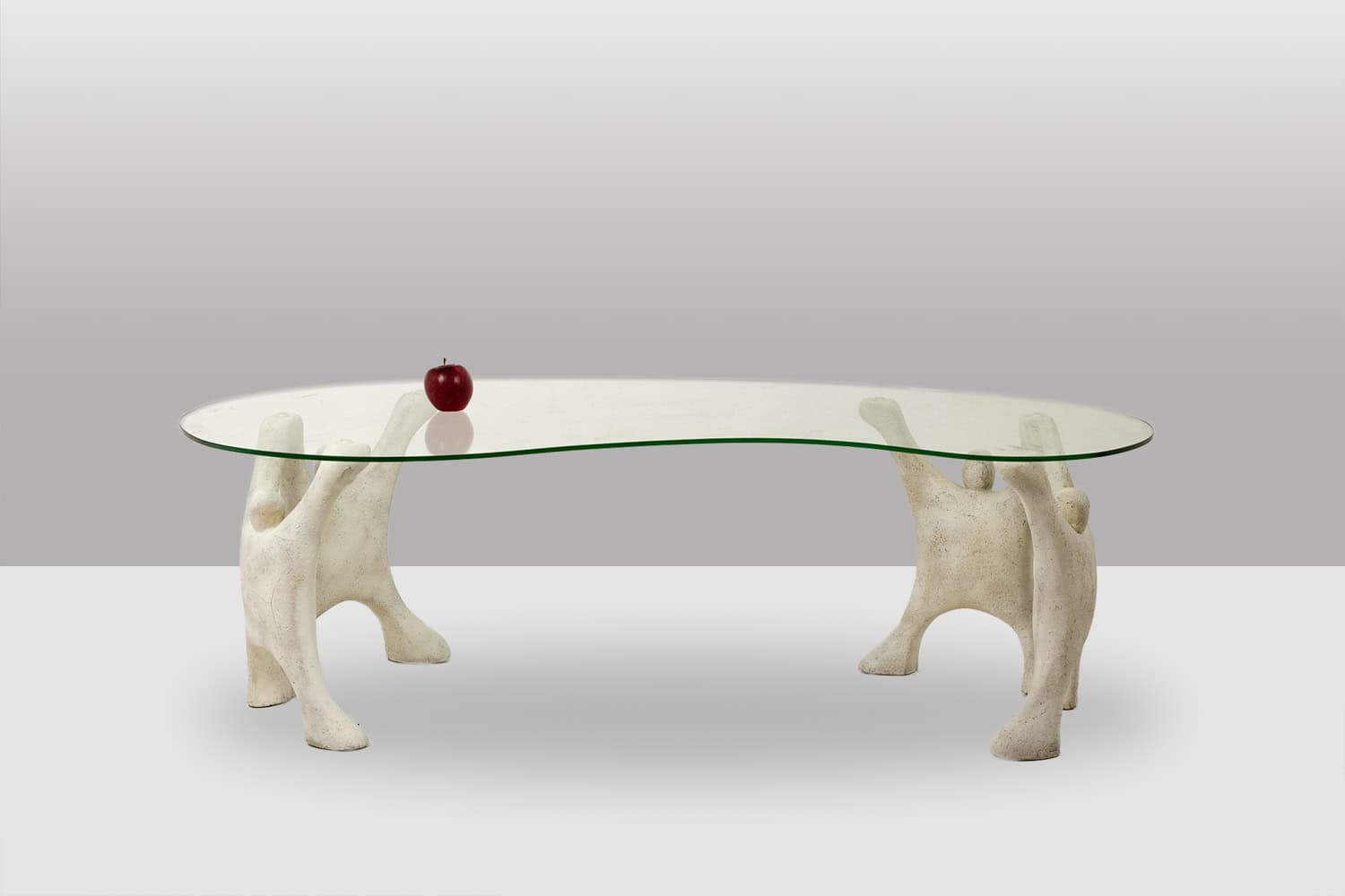 Brutalist Coffee Table with Sculptural Base, 1970 - Image 3