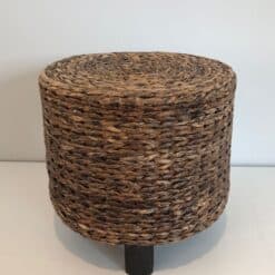 Audoux-Minet Style Rope Stool - Side View - Styylish