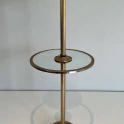 Maison Baguès Gilt Brass and Glass Standing Ashtray - Image 3