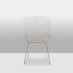Harry Bertoia for Knoll Chrome-Plated Steel Chairs