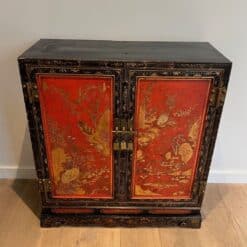 Lacquered Chinoiserie Cabinet, French Art Déco, circa 1940 - Image 3