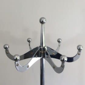 Dulton Chrome Industrial Coat Rack, Japan, Circa 1980