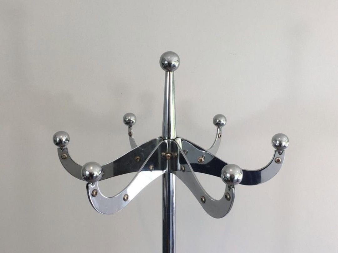 Dulton Chrome Industrial Coat Rack, Japan, Circa 1980 - Image 3