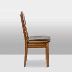 Étienne Kohlmann Modernist Oak Chairs - Side View - Styylish