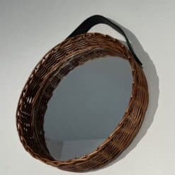 Mid-Century French Rattan Mirror - View Three - Styylish