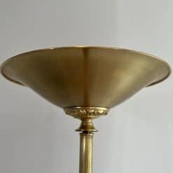 French Neoclassical Brass Floor Lamp - Detail One - Styylish