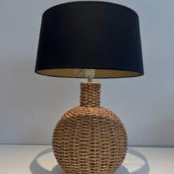 Audoux-Minet Style French Rope Table Lamp - Front View Two - Styylish
