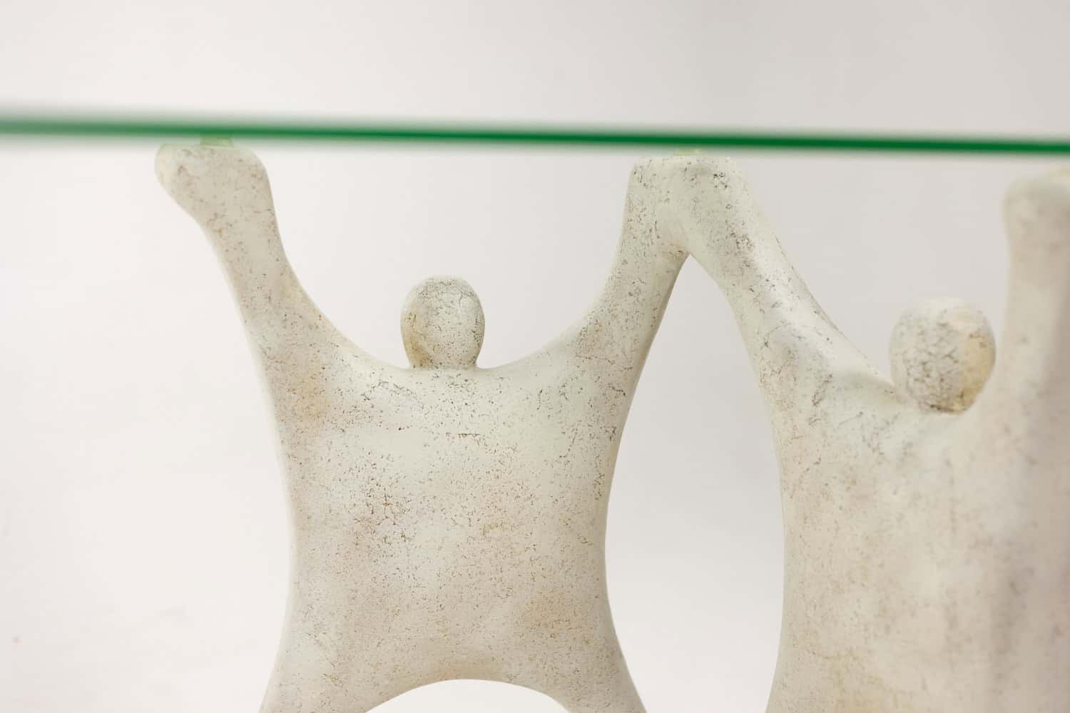 Brutalist Coffee Table with Sculptural Base, 1970 - Image 4