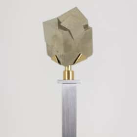 Contemporary French Bronze and Pyrite Easel