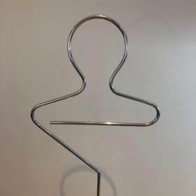 French 1960s Chrome Valet de Nuit
