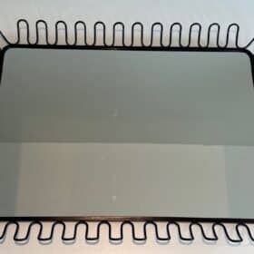 French Jean Royère Style Coiled Wire Mirrors