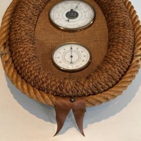 Audoux-Minet Style Rope Anchor Barometer
