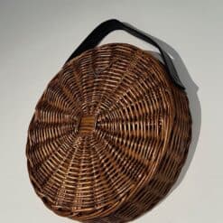 Mid-Century French Rattan Mirror - Back View One - Styylish