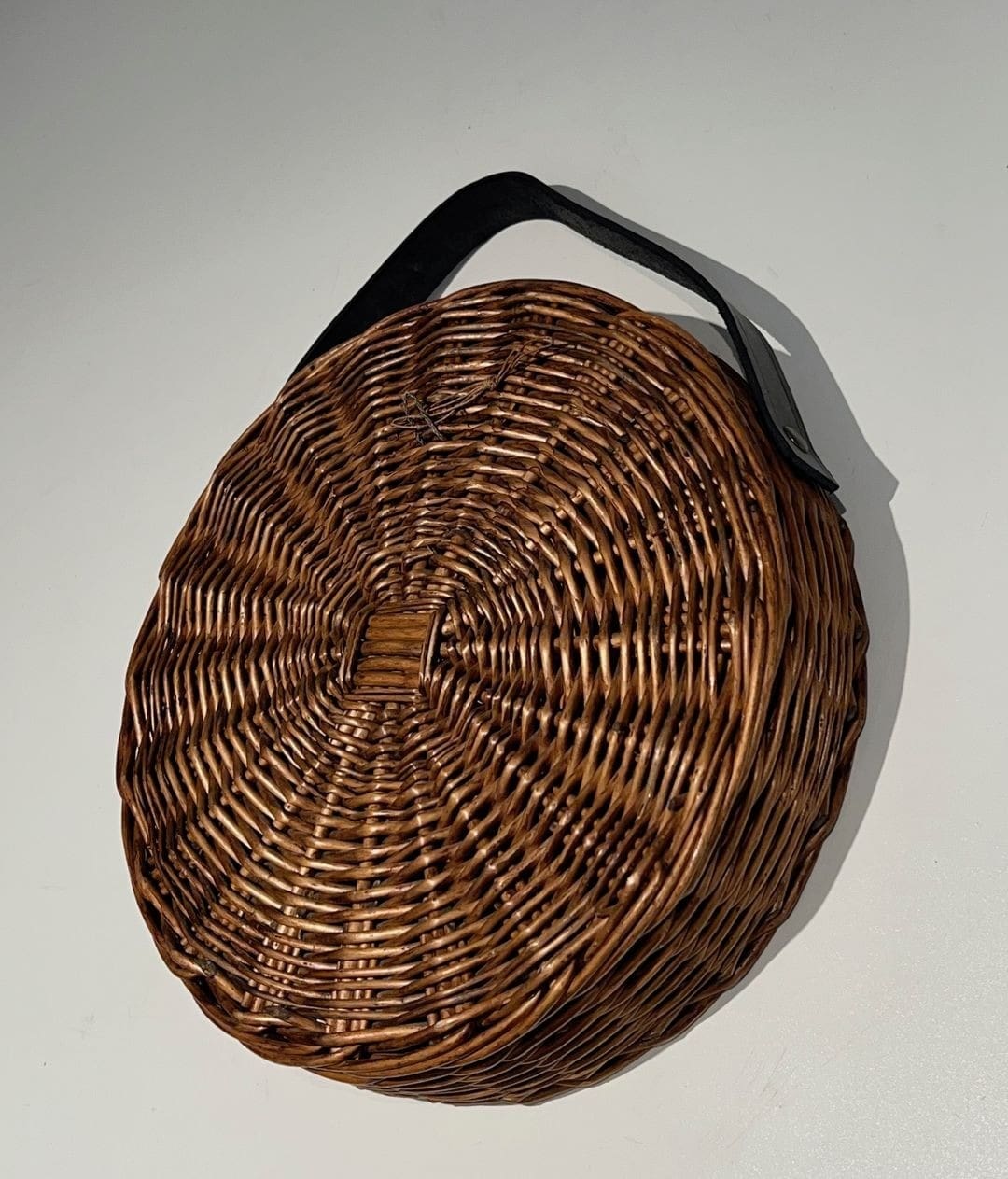 Mid-Century French Rattan Mirror - Back View One - Styylish