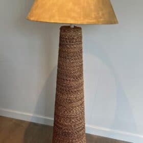 Audoux-Minet Style Rope Floor Lamp