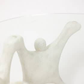 Brutalist Coffee Table with Sculptural Base, 1970