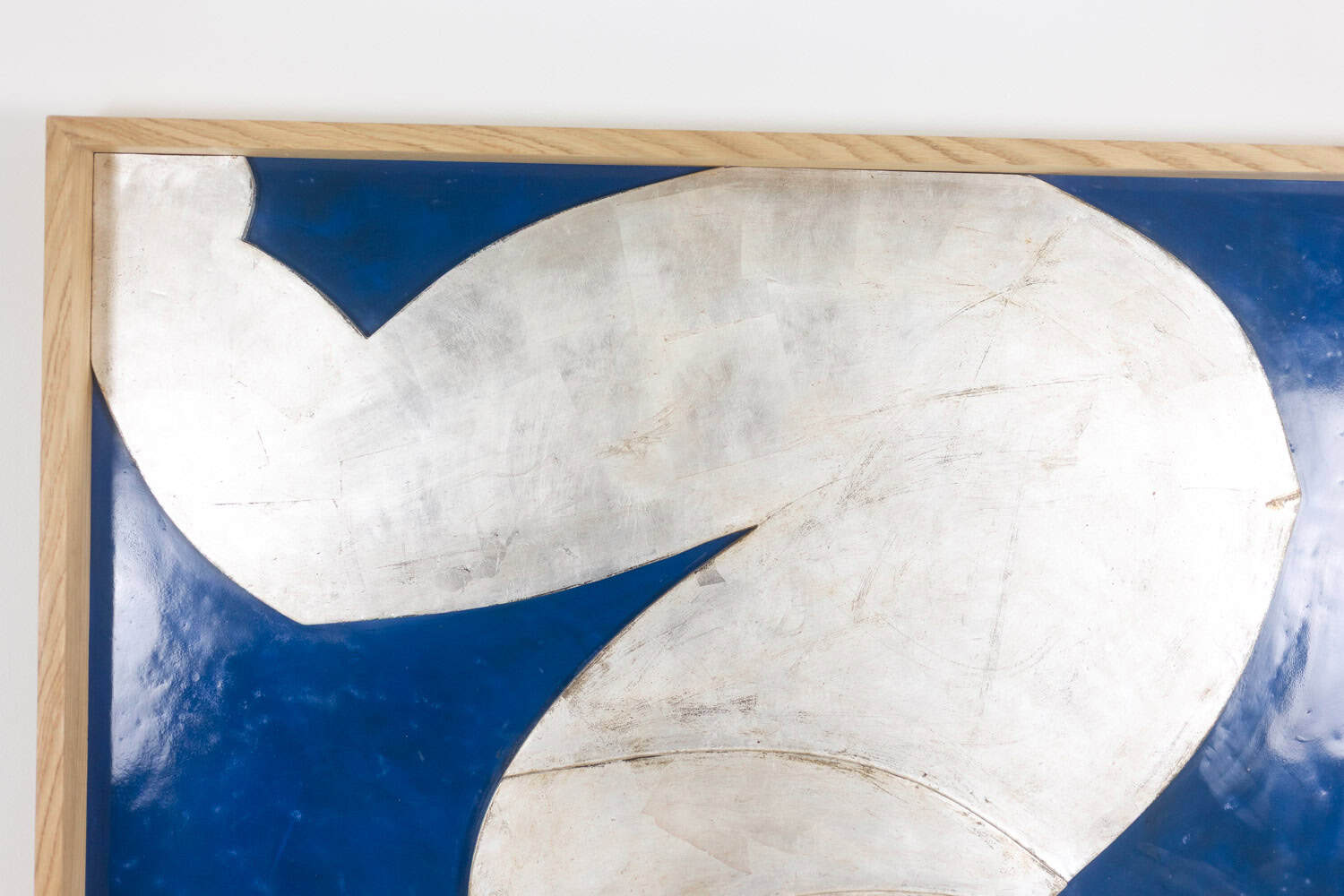 The Acrobat, French Carved Wood Bas-Relief - Upper Left Corner Detail - Styylish