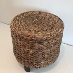 Audoux-Minet Style Rope Stool - Top View - Styylish
