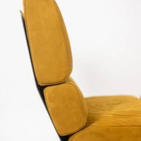 Paul Geoffroy for Uginox, Pair of brushed steel armchairs. 1970s.