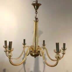 Pair of 1970s Murano Champagne Glass Chandeliers - Image 5