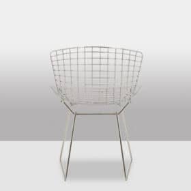 Harry Bertoia for Knoll Chrome-Plated Steel Chairs