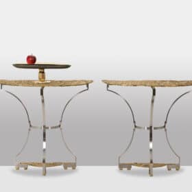 Antoine Dariule “Cressent” Console Tables