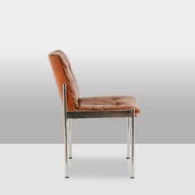 Set of 6 Italian Faux Leather Chairs