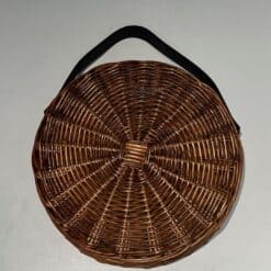 Mid-Century French Rattan Mirror - Back View Two - Styylish