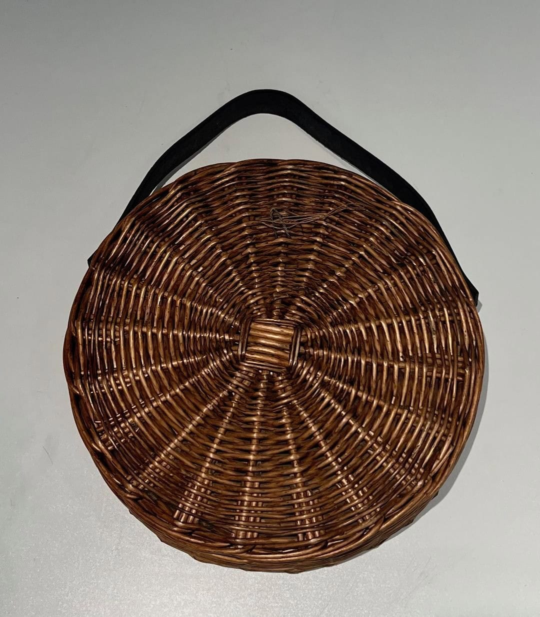 Mid-Century French Rattan Mirror - Back View Two - Styylish
