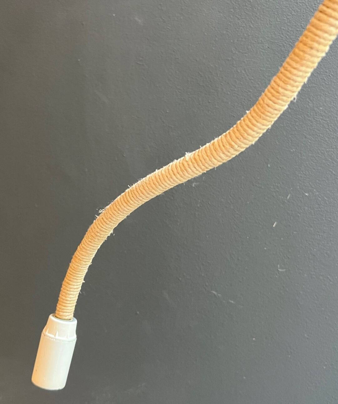 French 1970s Natural Rope Chandelier - Rope Detail - Styylish