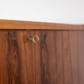 Mid Century Rosewood Secretary Desk, 1970s.