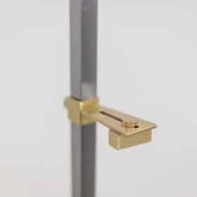 Contemporary French Bronze and Pyrite Easel