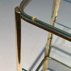 Jacques Théophile Lepelletier Bronze and Glass Magazine Rack - Corner Detail - Styylish