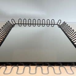 French Jean Royère Style Coiled Wire Mirrors - Image 6