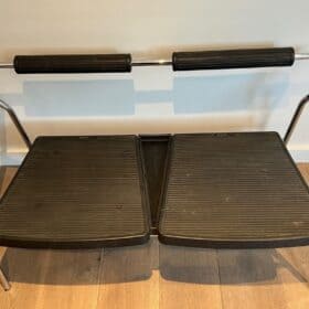 1970s System Chrome and Rubber Sofa