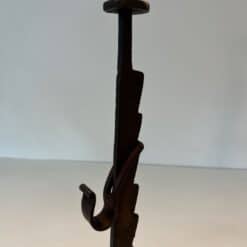 French Wrought Iron Andirons - Image 6