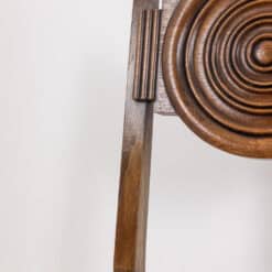 Étienne Kohlmann Modernist Oak Chairs - Backrest Side Detail - Styylish