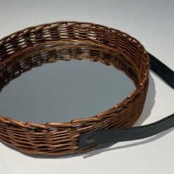 Mid-Century French Rattan Mirror - View Four - Styylish