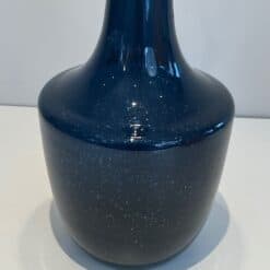 Mid-Century Blue Blown Glass Table Lamp - Base Detail Three - Styylish