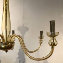 Pair of 1970s Murano Champagne Glass Chandeliers - Image 7