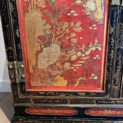 Lacquered Chinoiserie Cabinet, French Art Déco, circa 1940 - Image 7