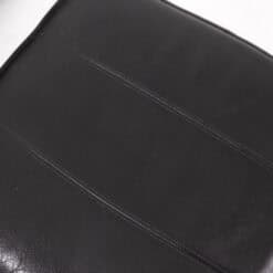 De Sede Black Leather Armchair and Ottoman - Ottoman Detail - Styylish