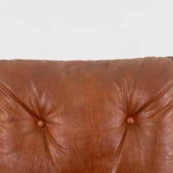 Set of 6 Italian Faux Leather Chairs - Backrest Detail - Styylish