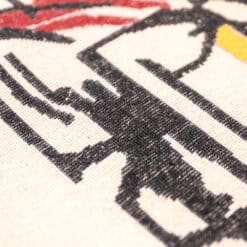 Jean-Michel Basquiat Inspired Wool Tapestry - Detail Seven - Styylish