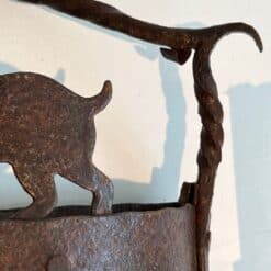 Pair of French 1950s Wrought Iron Animal Wall Lights - Image 8