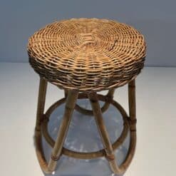 Franco Albini Style Rattan Stool - Image 8